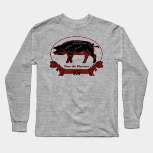 Tour De Porcine Long Sleeve T-Shirt